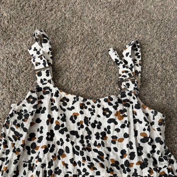 ASOS White and Black Leopard Print Midi Dress - Picture 4 of 6